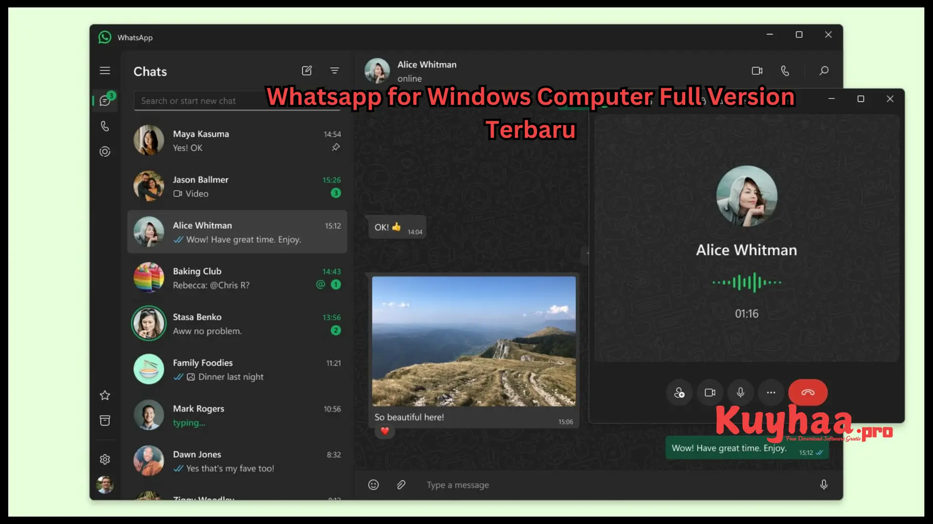 Whatsapp for Windows Computer