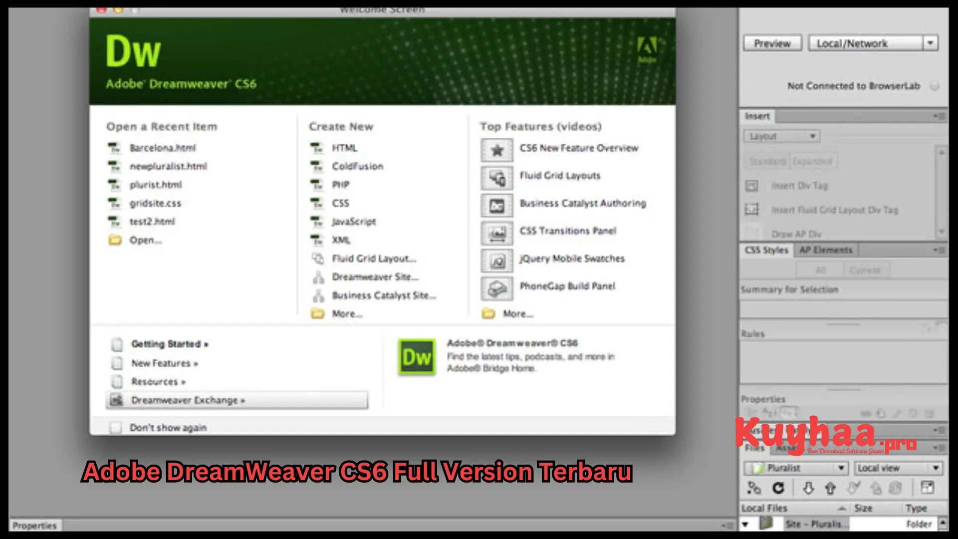 Adobe DreamWeaver CS6