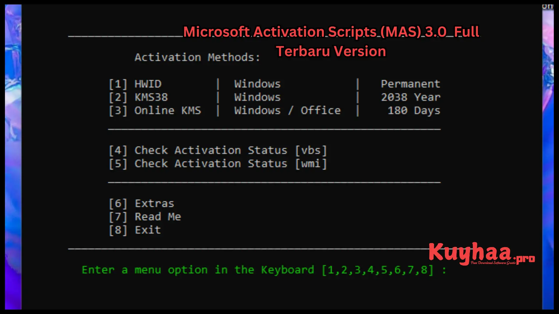 Microsoft Activation Scripts