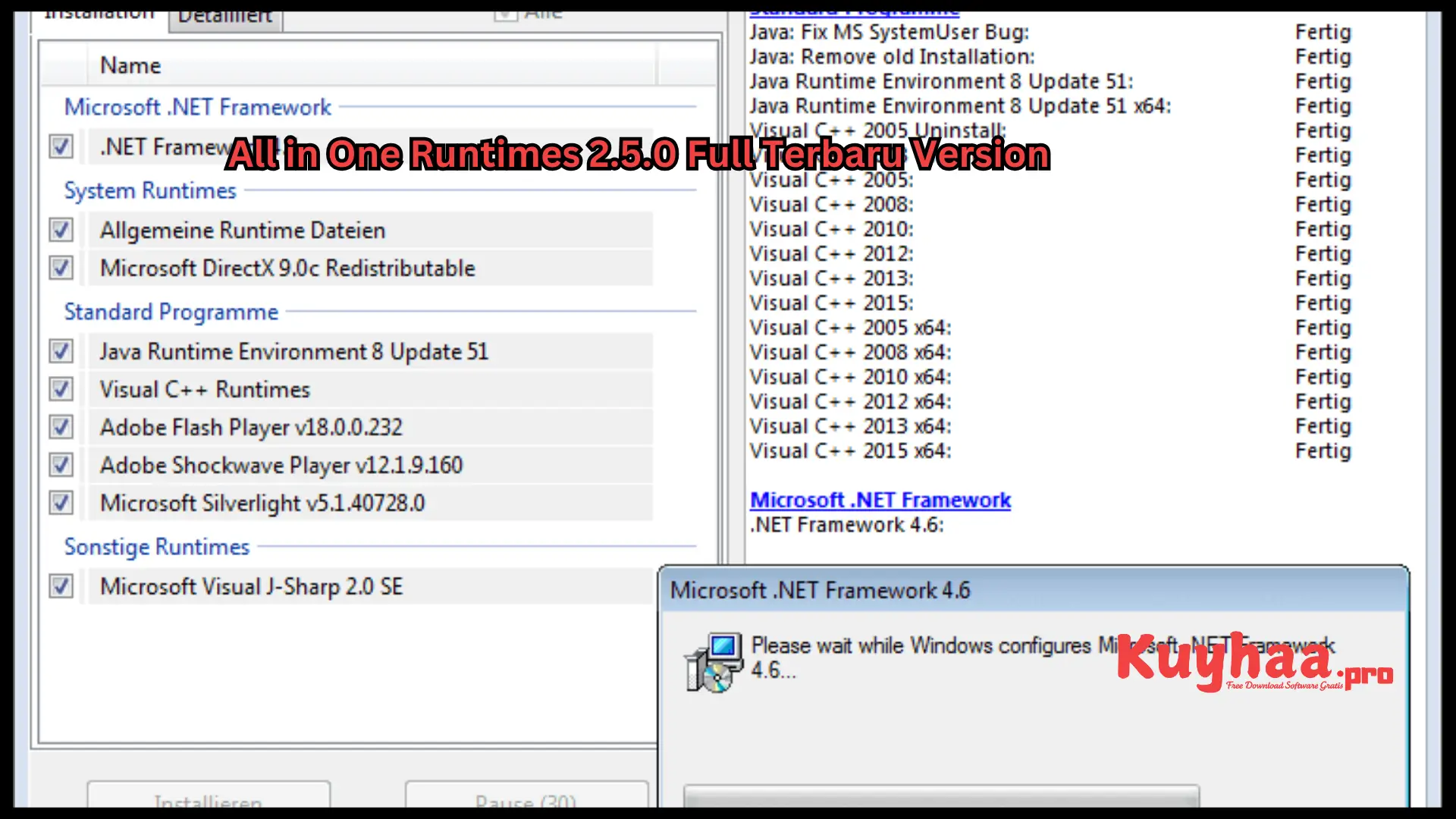 All in One Runtimes 