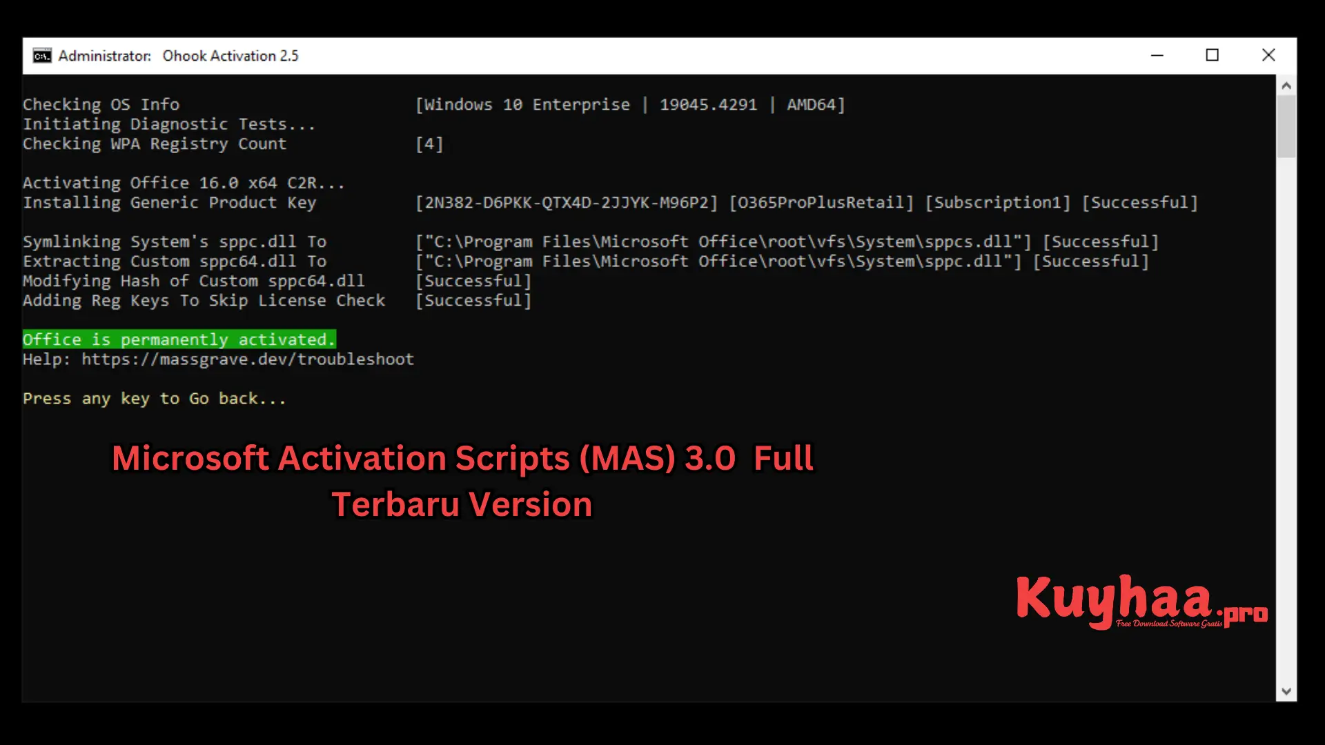 Microsoft Activation Scripts