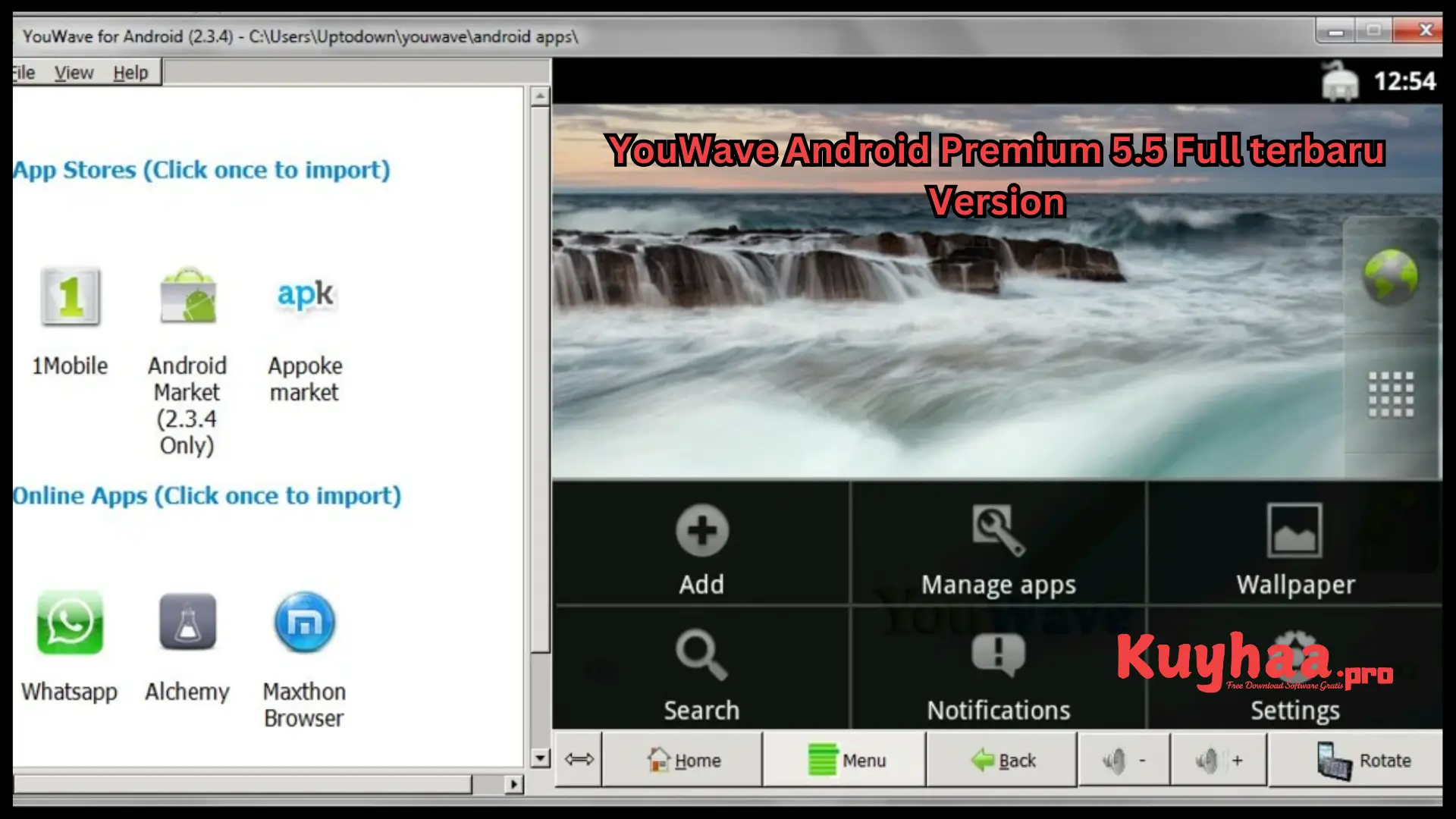 YouWave Android 