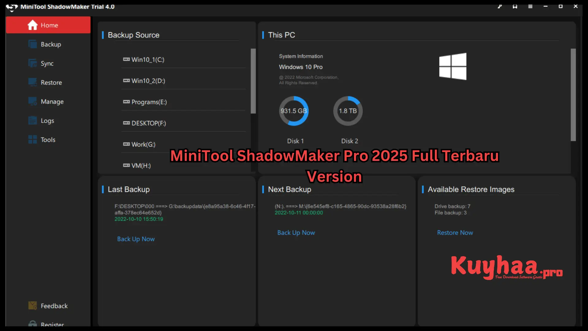 MiniTool ShadowMaker Pro 2025