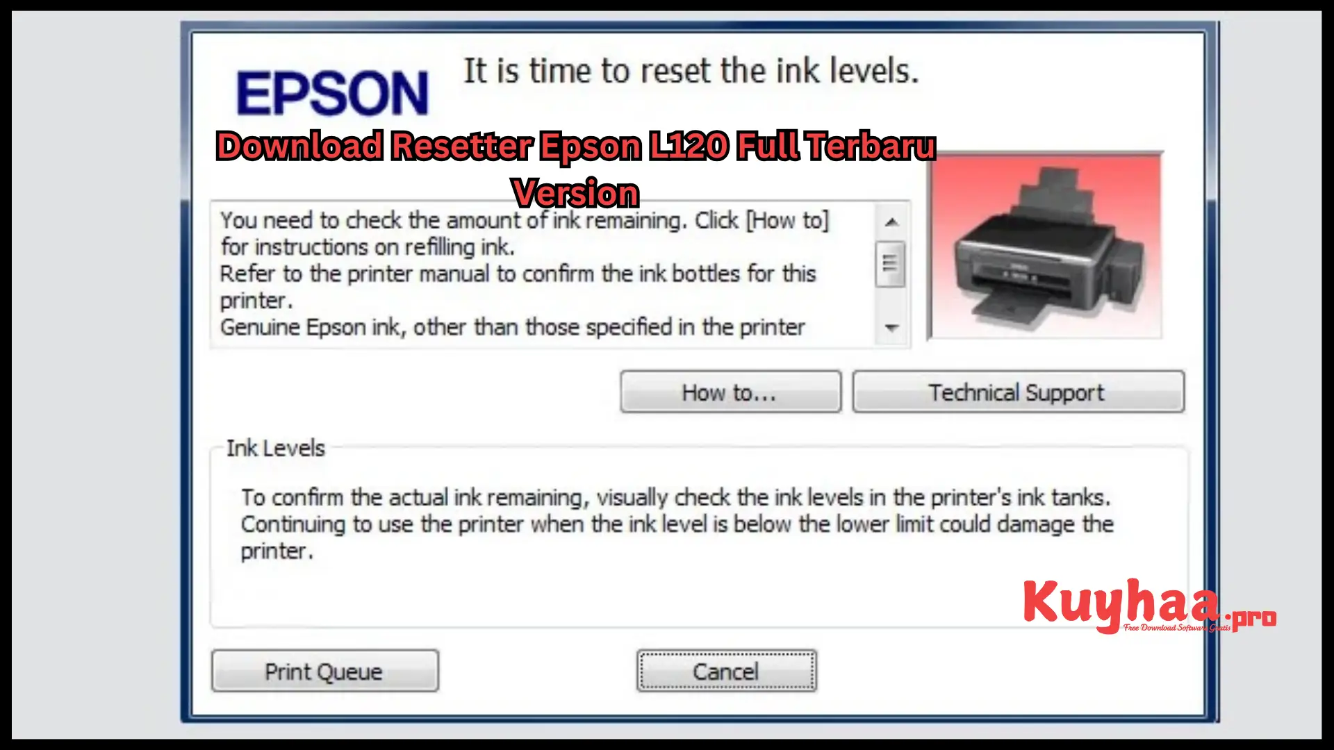 Resetter Epson L120